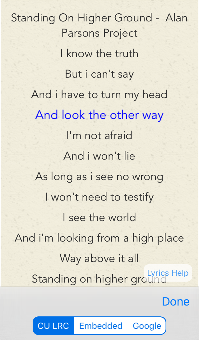 feature lyrics