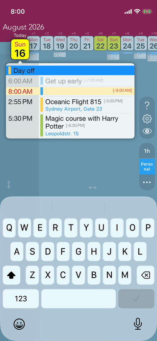 swipecalendar preview